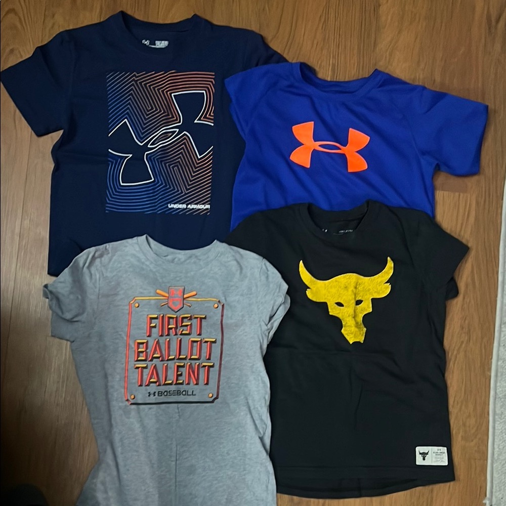 Under Armour Kids' Blue Graphic T-Shirt
